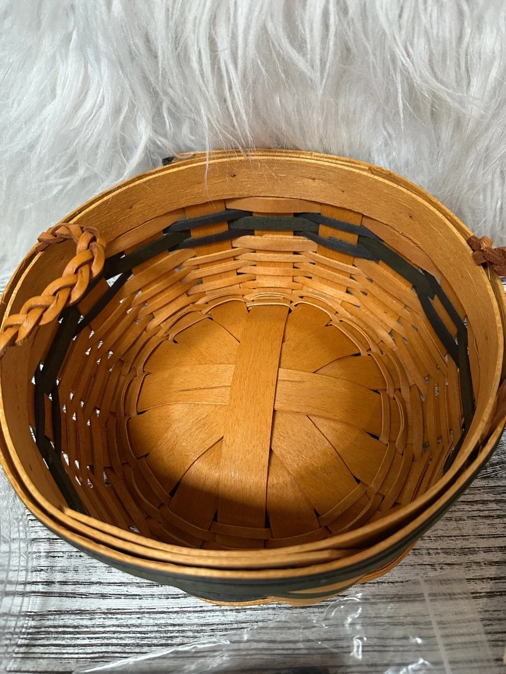 Longaberger 1998 Renewal Basket Collectors Chub New in Box